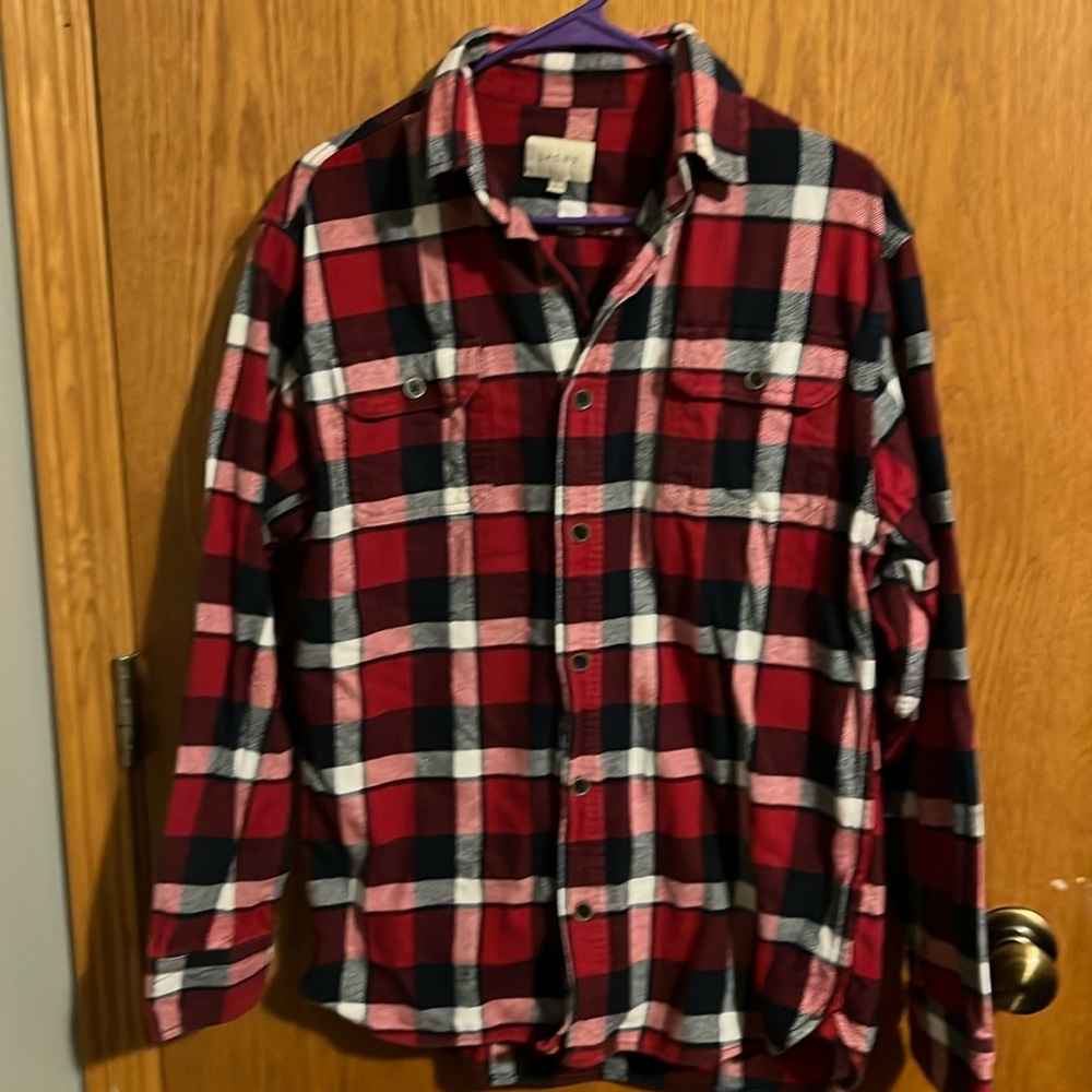 Jachs plaid men's button down medium